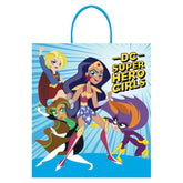 DC Superhero Girls Plastic Loot Bag - 16"x 14" | Multicolor - Pack of 1